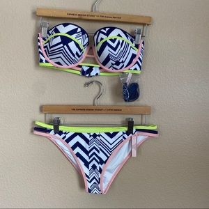 NWT Victorias Secret Swim Blue Bikini